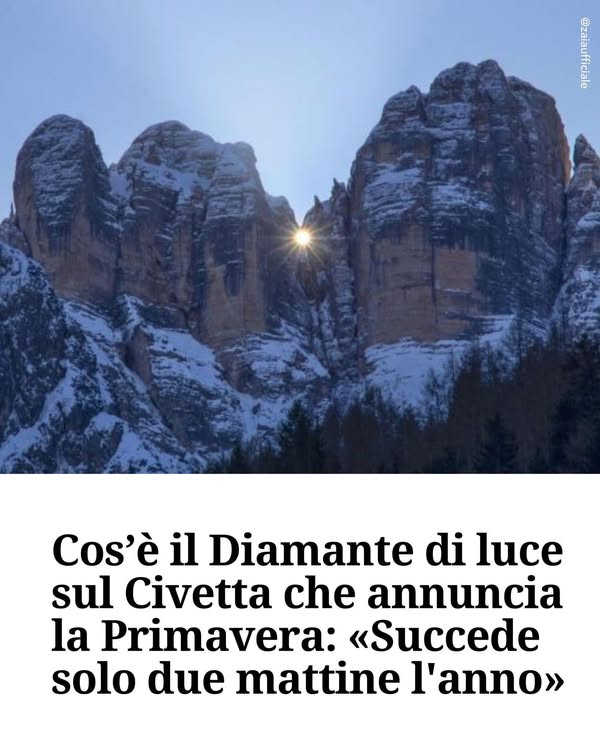 IL “DIAMANTE” DEL MONTE CIVETTA